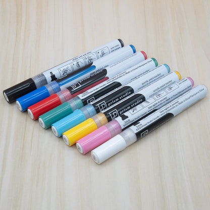 Prism Studio - Acrylic Paint Markers, Basics, 8pc.
