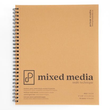 Prism Studio - Mixed Media Paper Pad, 11" X 14"