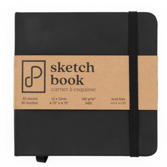 Prism Studio - Sketch Book 12cm x 12cm - Tuxedo Black