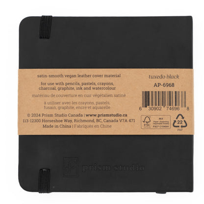 Prism Studio - Sketch Book 12cm x 12cm - Tuxedo Black