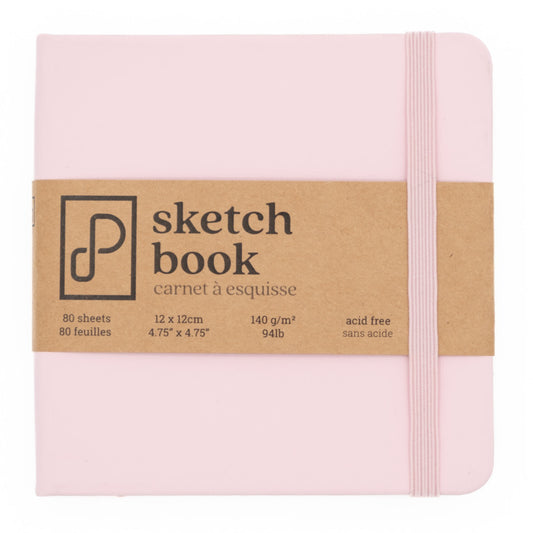 Prism Studio - Sketch Book 12cm x 12cm - Shell Pink