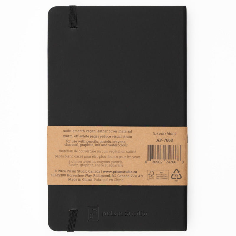 Prism Studio Sketch Book 13cm x 21cm Tuxedo Black | Urbanscrapbook