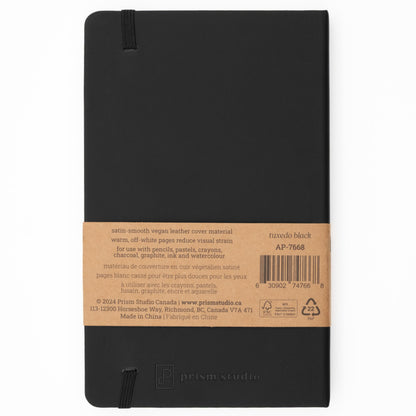 Prism Studio - Sketch Book 13cm x 21cm - Tuxedo Black