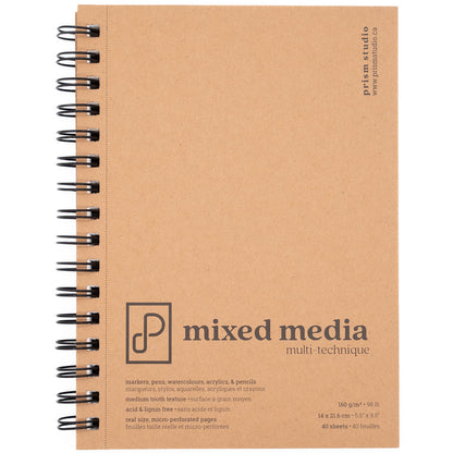 Prism Studio - Mixed Media Paper Pad 5.5" x 8.5"