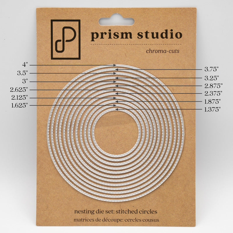 Prism Studio - Chroma-cuts - Nesting Die - Stitched Circles
