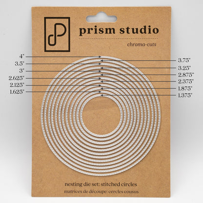 Prism Studio - Chroma-cuts - Nesting Die - Stitched Circles