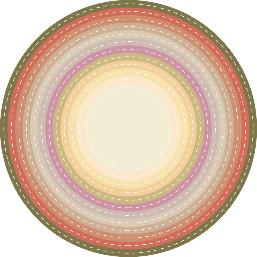 Prism Studio - Chroma-cuts nesting die set: stitched circles