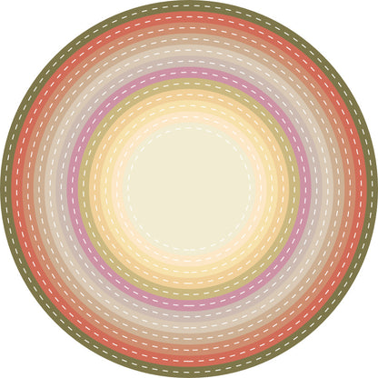 Prism Studio - Chroma-cuts nesting die set: stitched circles