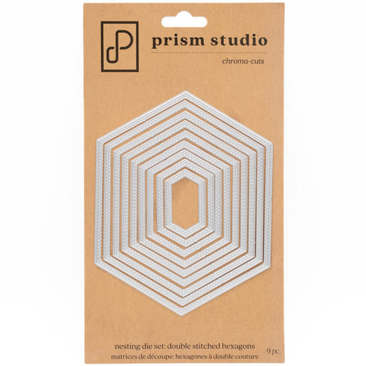 Prism Studio - Chroma-cuts - Nesting Double Stitched Hexagons