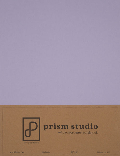 Prism Studio Wisteria 8.5x11 cardstock 10 sheets