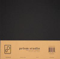 Prism Studio Black 12x12 cardstock 25 sheets