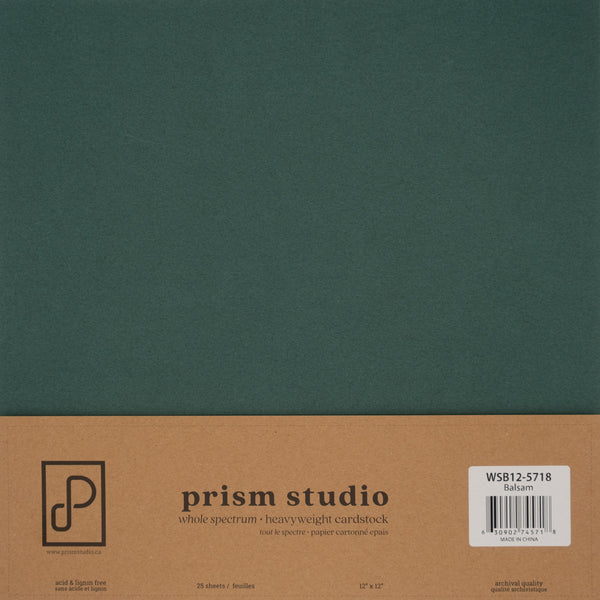 Prism Studio Balsam 12x12 cardstock 25 sheets
