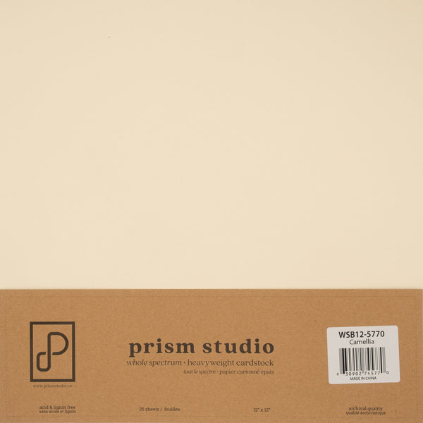 Prism Studio Camellia 12x12 cardstock 25 sheets