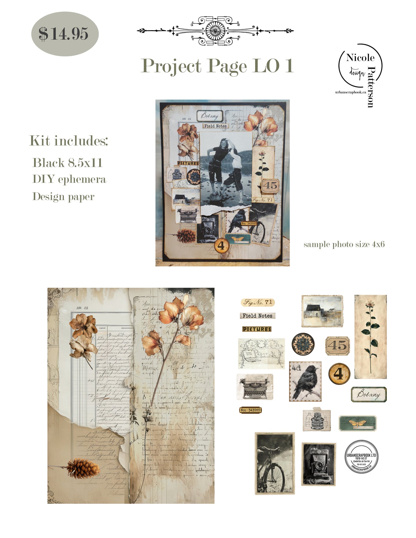 DIY Project ~ Project Page Layout 1