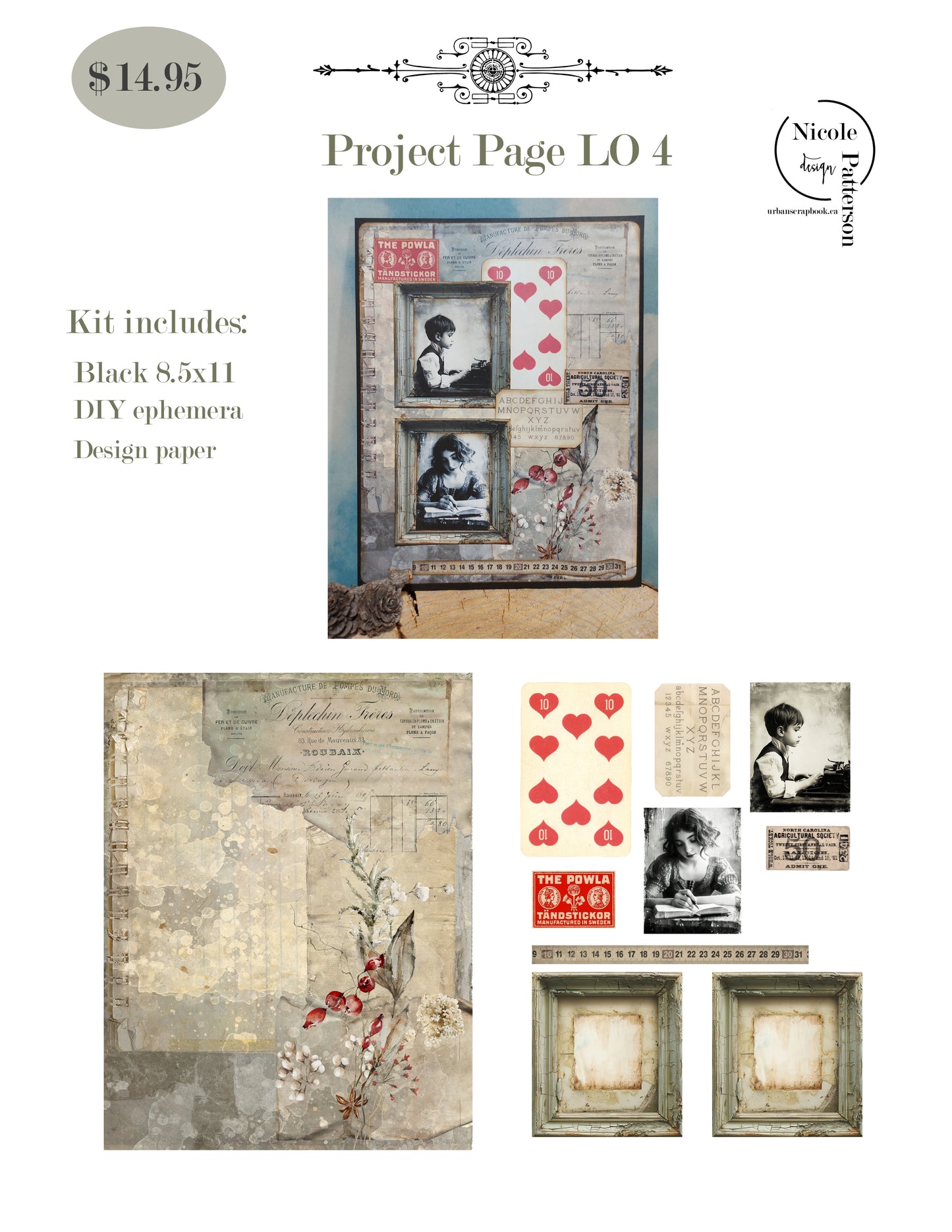 DIY Project ~ Project Page Layout 4