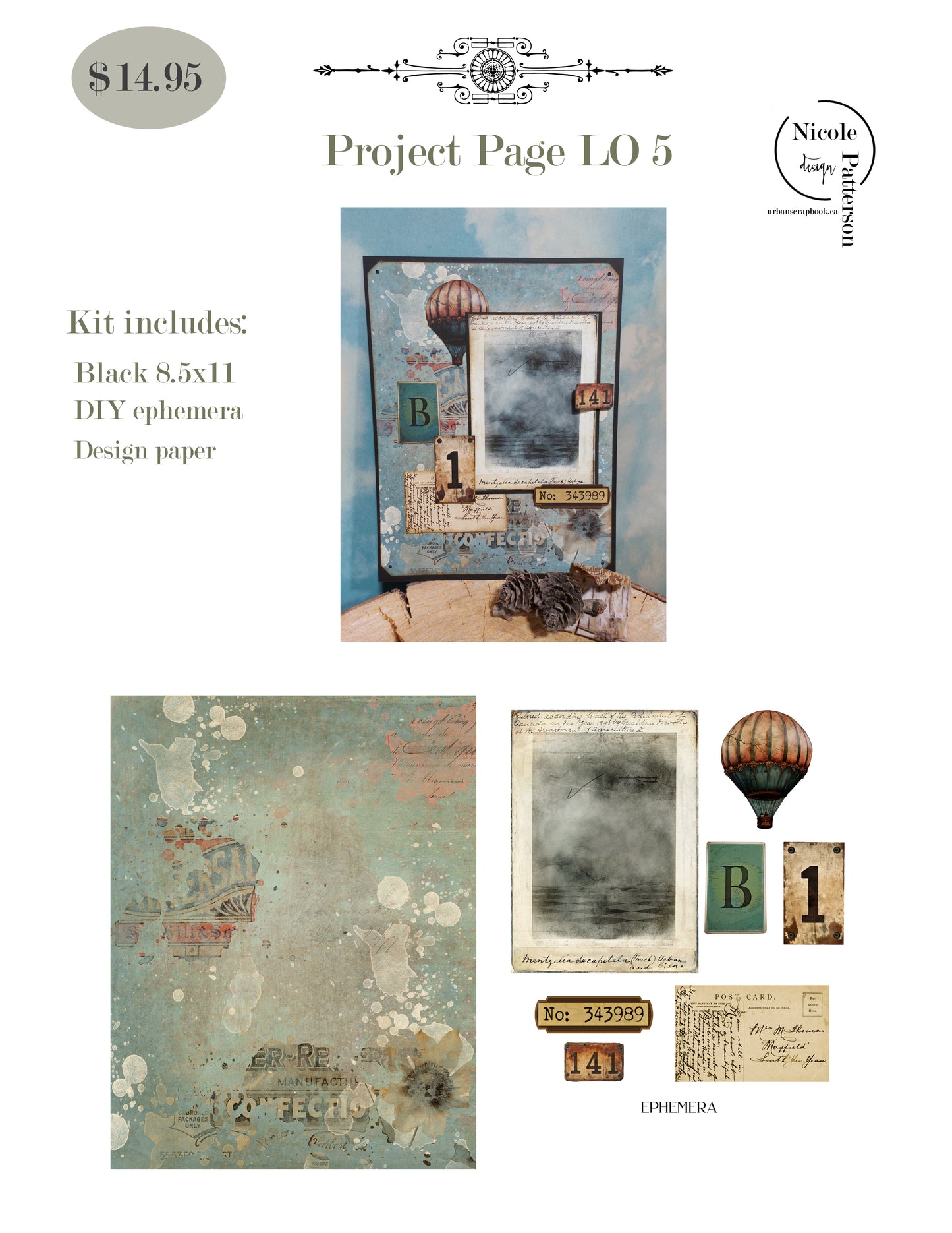 DIY Project ~ Project Page Layout 5