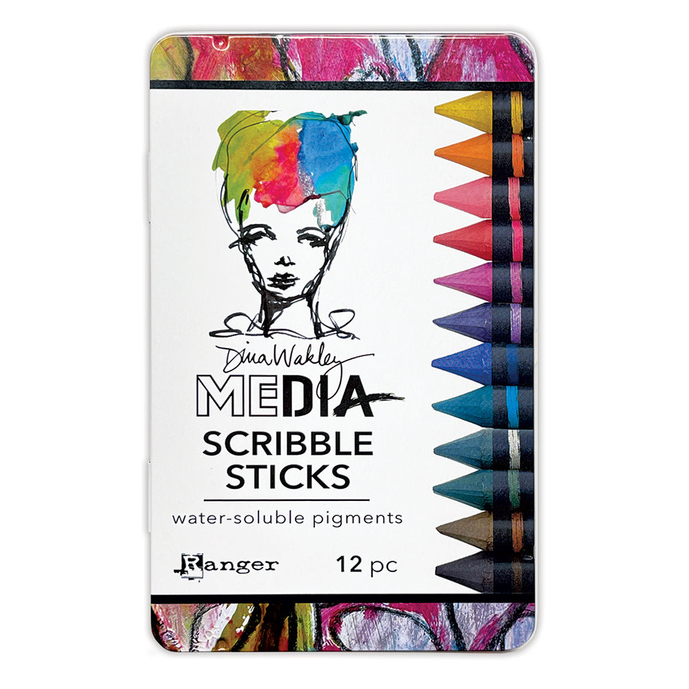 Dina Wakley Media - Scribble Sticks, Set #5 *New*