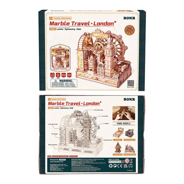 ROKR 3D Wooden Puzzle, Marble Travel - London