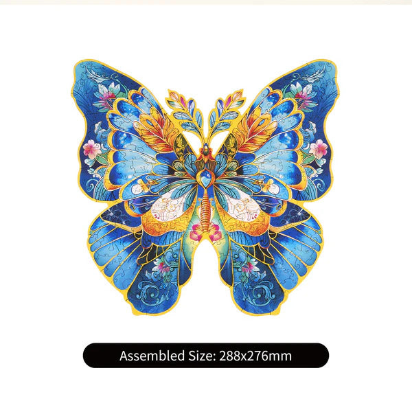 Rowood Wooden Jigsaw Puzzle, Morpho Helena