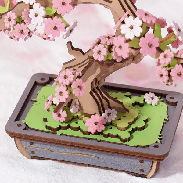 Rolife 3D Wooden Puzzle, Sakura Bonsai