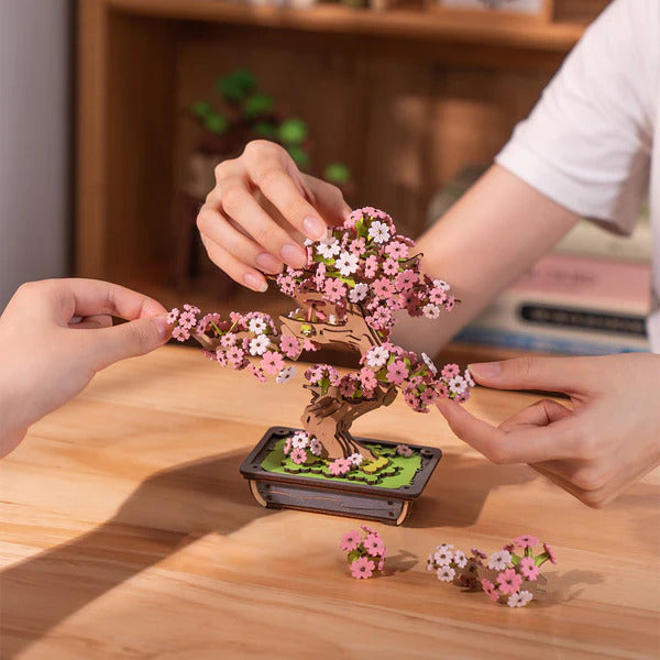 Rolife 3D Wooden Puzzle, Sakura Bonsai