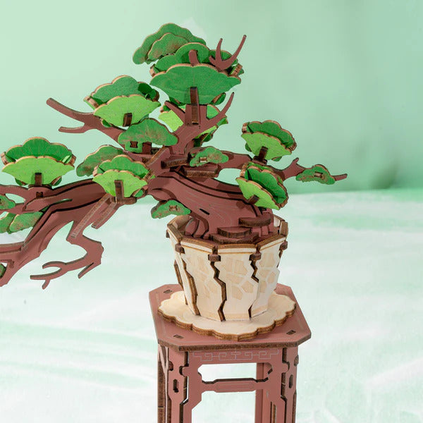 Rolife 3D Wooden Puzzle, Evergreen Bonsai