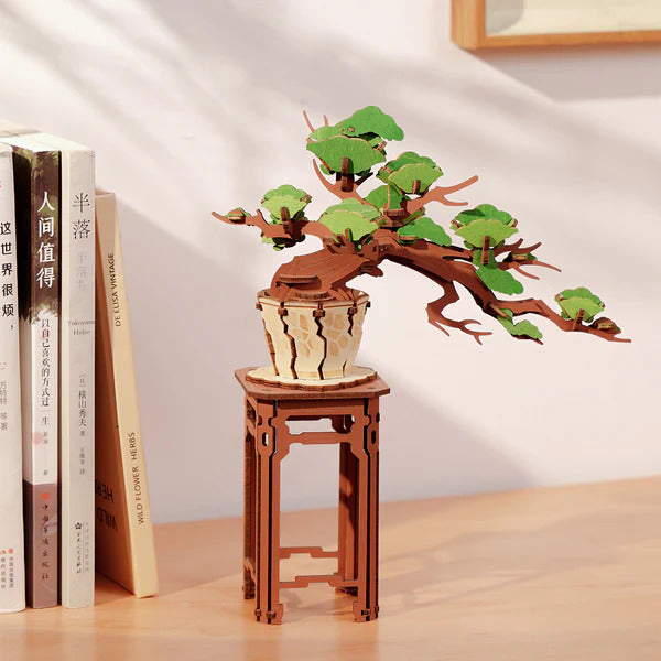 Rolife 3D Wooden Puzzle, Evergreen Bonsai