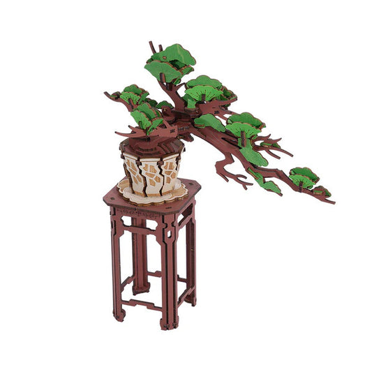 Rolife 3D Wooden Puzzle, Evergreen Bonsai