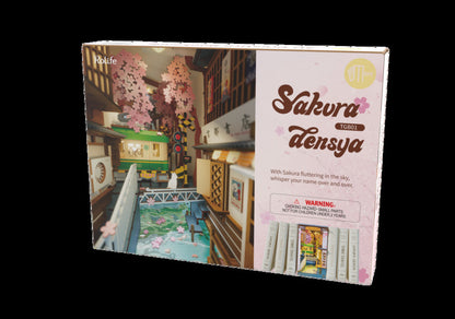 Rolife DIY Book Nook, Sakura Densya