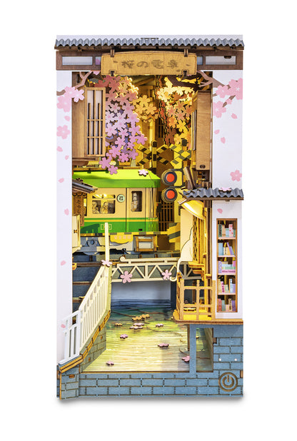 Rolife DIY Book Nook, Sakura Densya