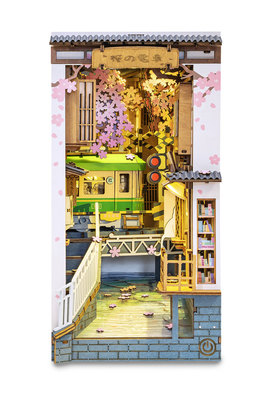 Rolife DIY Book Nook, Sakura Densya