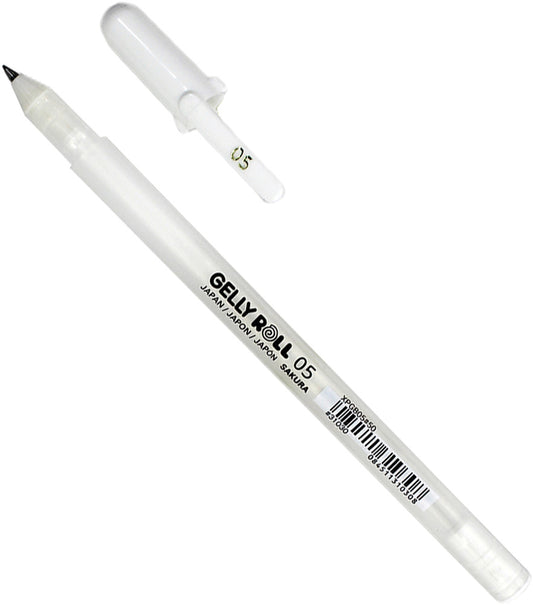 Gelly Roll Classic Pen, 05 Fine - White