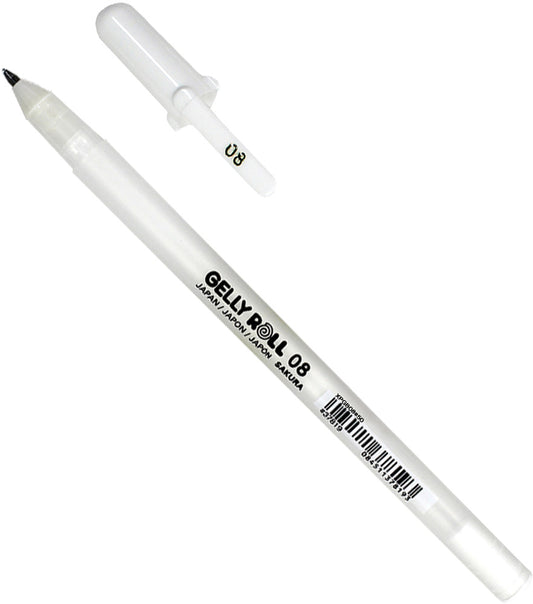 Gelly Roll Classic Pen, 08 Medium - White