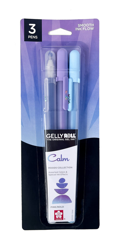 Gelly Roll Pen Set, Moods Collection - Calm (3pc)