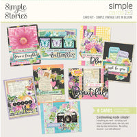 Simple Stories - Card Kit, Simple Vintage Life in Bloom