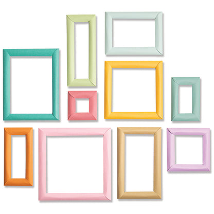 Sizzix Thinlits Die Set, Dimensional Multi-Frames (4PK)
