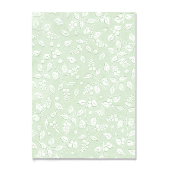 Sizzix 3D Textured Impressions A5 Embossing Folder, Snowberry