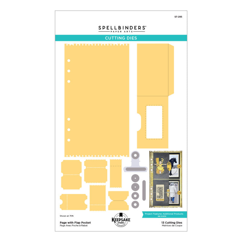 Keepsake Studios - Die - Page with Flap Pocket
