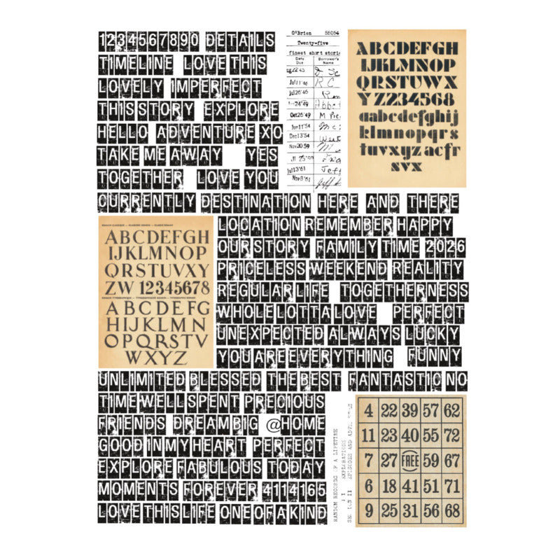 Keepsake Studios - Rub-Ons - Noted Details