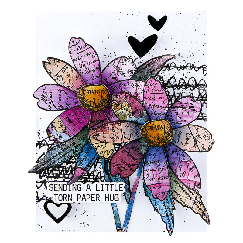 Keepsake Studios - Stamp & Die Set - Sculpted Scripted Floral