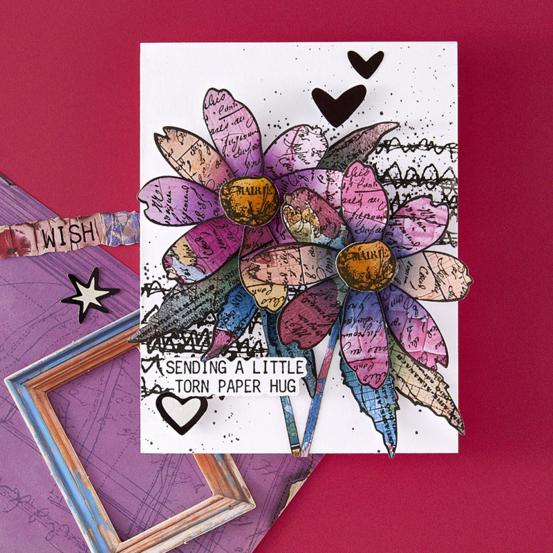 Keepsake Studios - Stamp & Die Set - Sculpted Scripted Floral