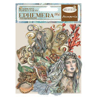 Stamperia - Songs of the Sea, Ephemera Mermaids
