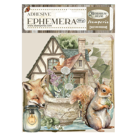 Stamperia Herbarium Silvae - Adhesive Ephemera