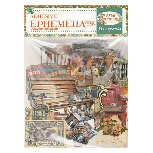 Stamperia Art Of Travelling - Adhesive Ephemera