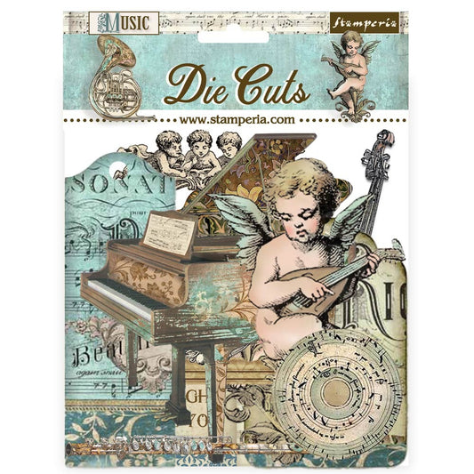 Stamperia - Die Cuts - Music