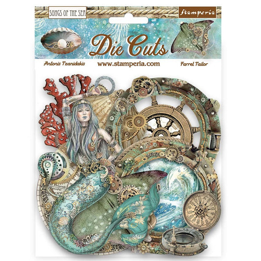 Stamperia - Songs of the Sea, Die Cuts Creatures