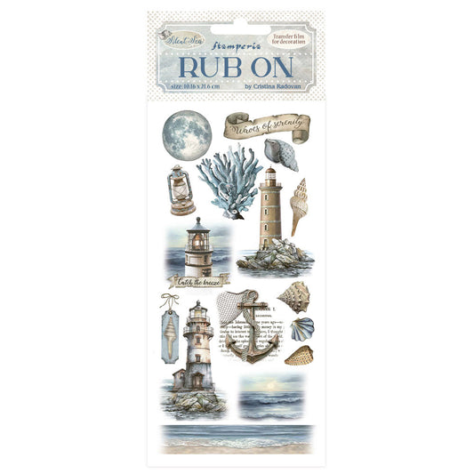 Stamperia Silent Sea - Rub-on - Lighthouse