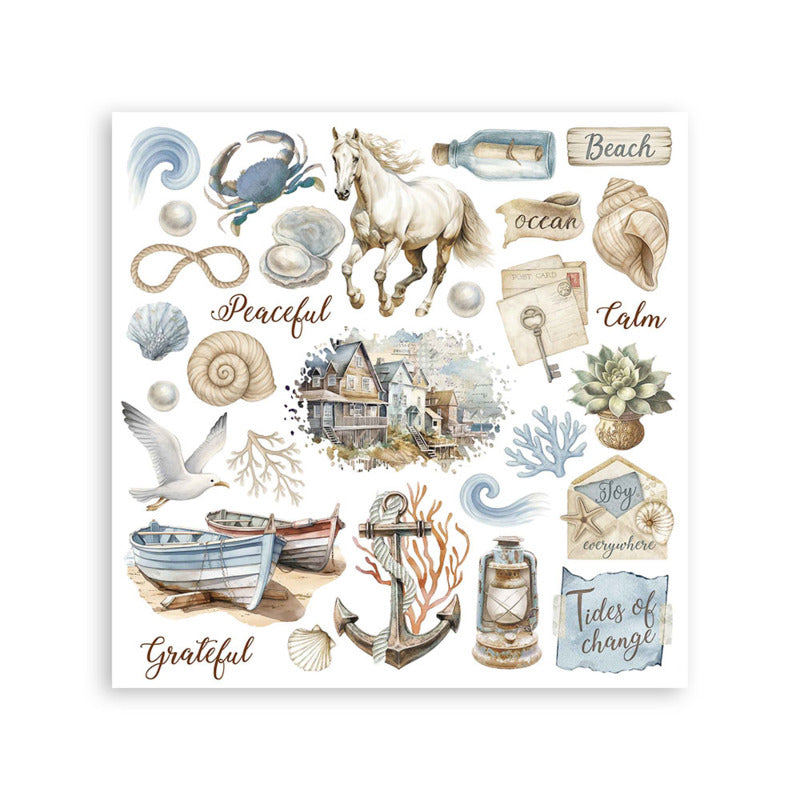 Stamperia Silent Sea - Rub-on Kit