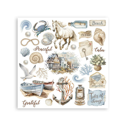 Stamperia Silent Sea - Rub-on Kit
