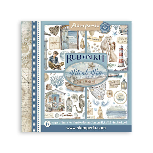 Stamperia Silent Sea - Rub-on Kit